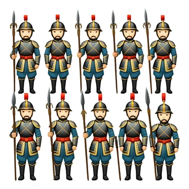 qing dynasty army sticker