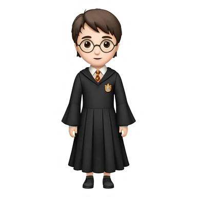Harry potter wearing a dress sticker
