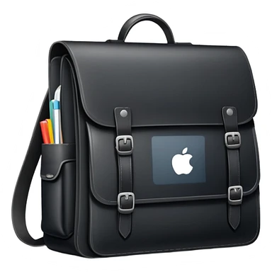 laptop emerging from a schoolbag sticker