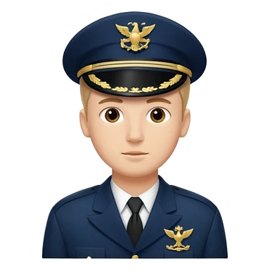 male navy soldier, bulgy face. sticker