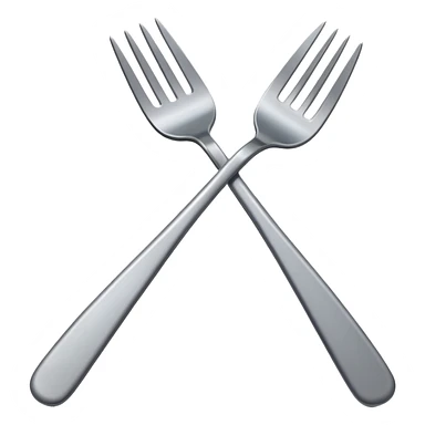 Sad fork sticker