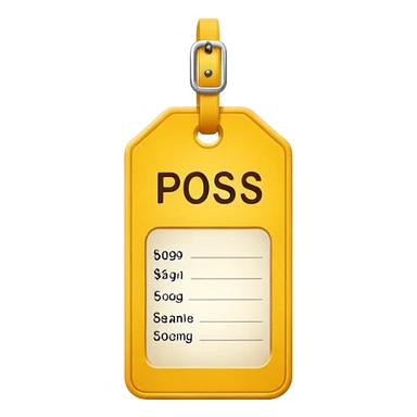  yellow white Price tag sticker