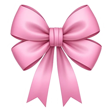Pink flowers with a bow  sticker