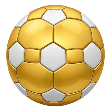 a gold soccer ball  sticker