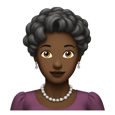 femme noir buvant du thé sticker