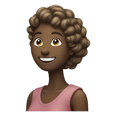 smiling women by the ocean sticker