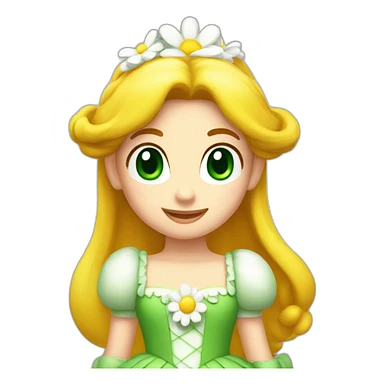 Daisy princesse dans mario sticker
