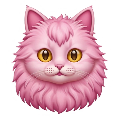 pink cat sticker
