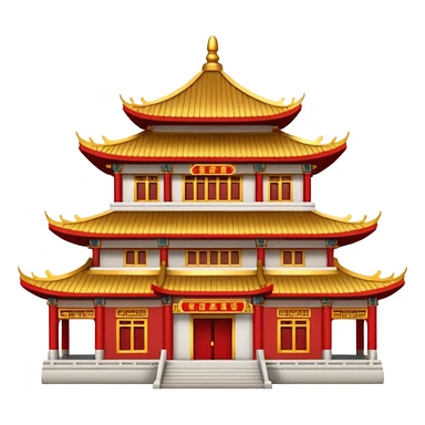 中国寺庙 sticker