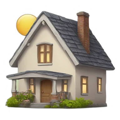 cute home sticker