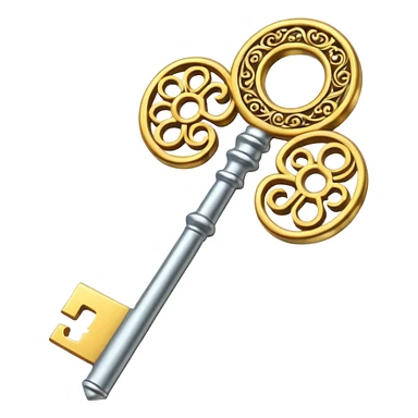 golden key sticker