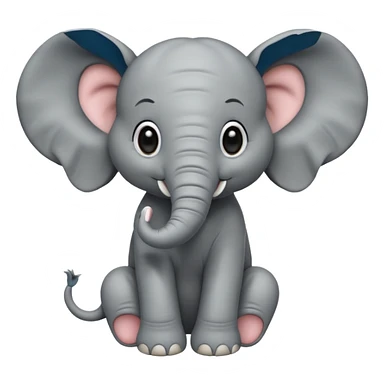 baby elephant sticker