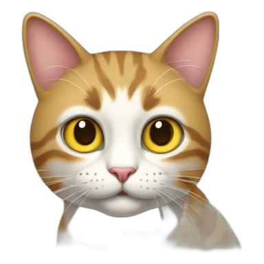 um gato com um sombreiro sticker