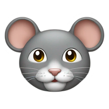 Chat souris sticker