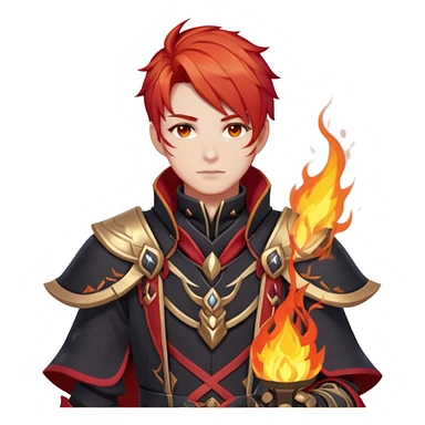 Mavuika The Pyro Archon from Genshin Impact sticker