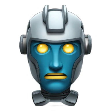 greek  strong robot  sticker