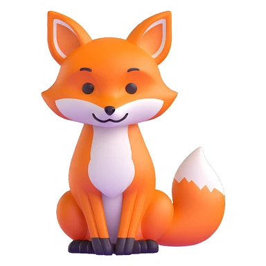 crazy fox sticker