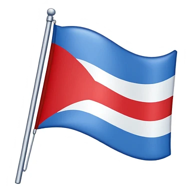 Emoji de drapeau avec les couleurs suivante : sticker