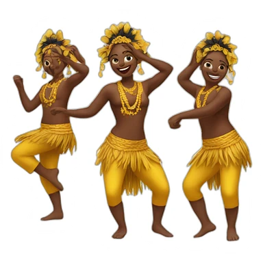 Pande dance sticker
