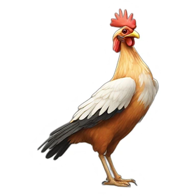 Moorhuhn als Jäger sticker