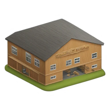 modern lumber factory sticker