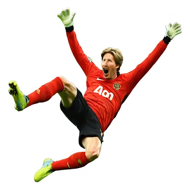 Van der sar jump sticker