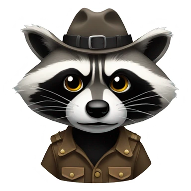 Raccoonbandit sticker