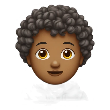 Babywithcurlyblindhair sticker