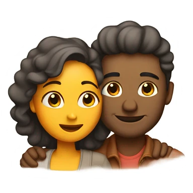 couple. hugging. love. sticker