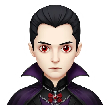 vampire noble outfit. sticker