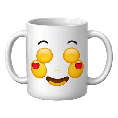 Emoji mugging sticker