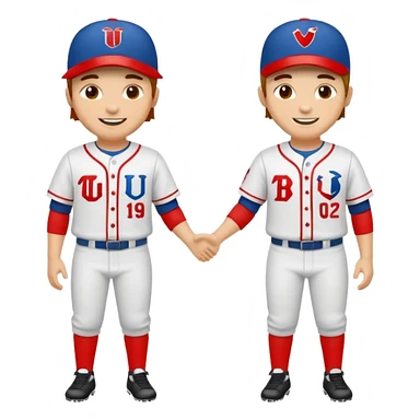 quiero dos equipos enemigos de baseball  sticker