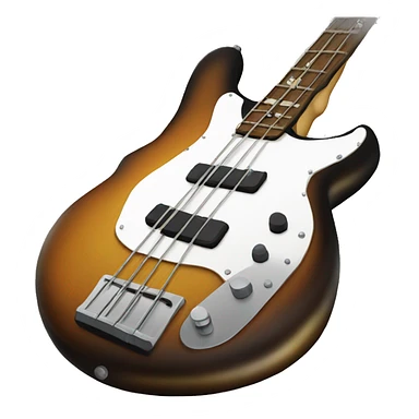 Bass guitar sticker