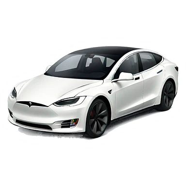 Tesla with no wheels sticker