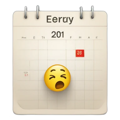 calendar 20 feb sticker