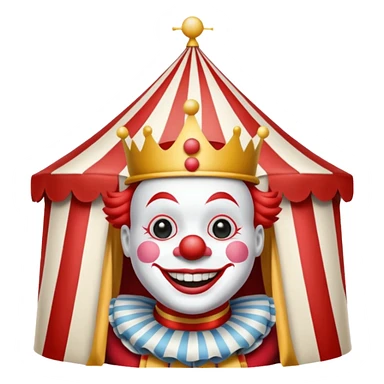 circus with crown sticker