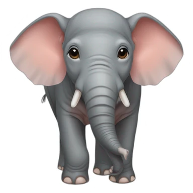 Elephant Babirusa hybrid sticker