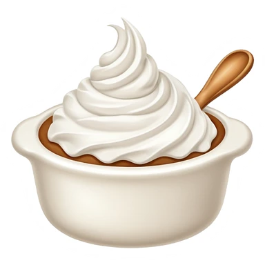 whipped cream scoop sticker