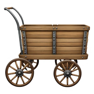 vintage cart sticker