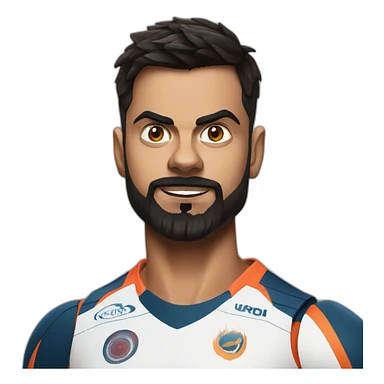 Virat Kohli ironman sticker