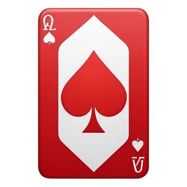 playing card sticker