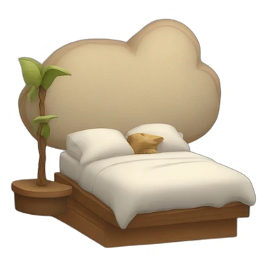 Élone musc qui dort sticker