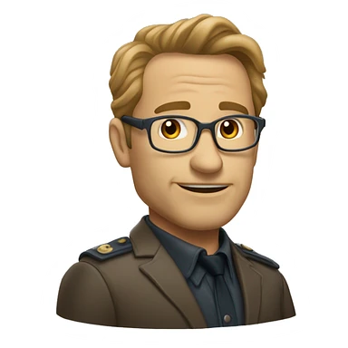 Эмоджи заправляет волосы за ухо с ухмылкой sticker