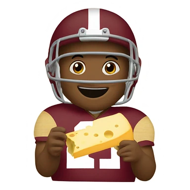 FSU Seminole with cheese sticker