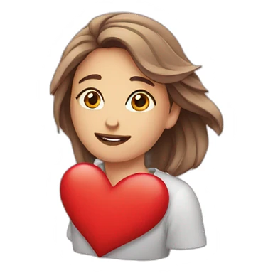 Love avec cœur sticker