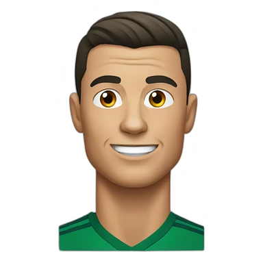 cristiano ronaldo face sticker