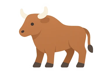Bull sticker