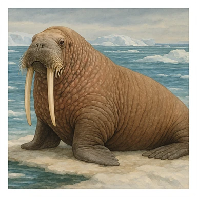 Walrus sticker