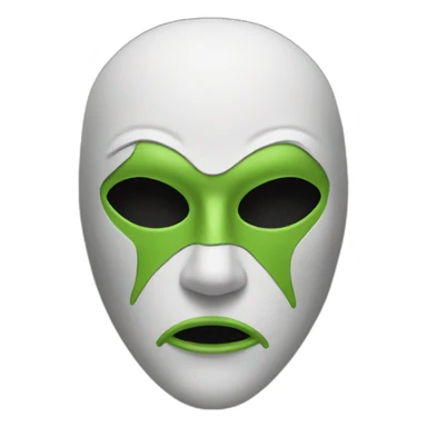 The mask sticker
