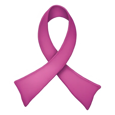 Cancer ribbon sticker